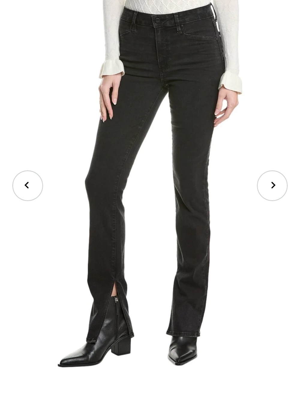 PAIGE Constance Jolene Slater Black Jeans